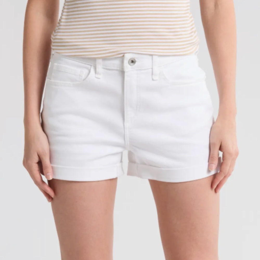rag & bone Dylan Denim Shorts, White Size 27